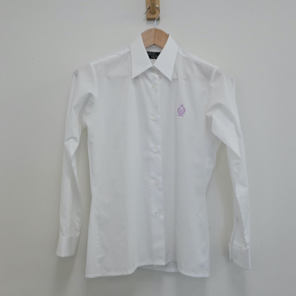 【中古】北海道 向陵中学校 女子制服 2点（シャツ・ジャンパースカート）sf015707