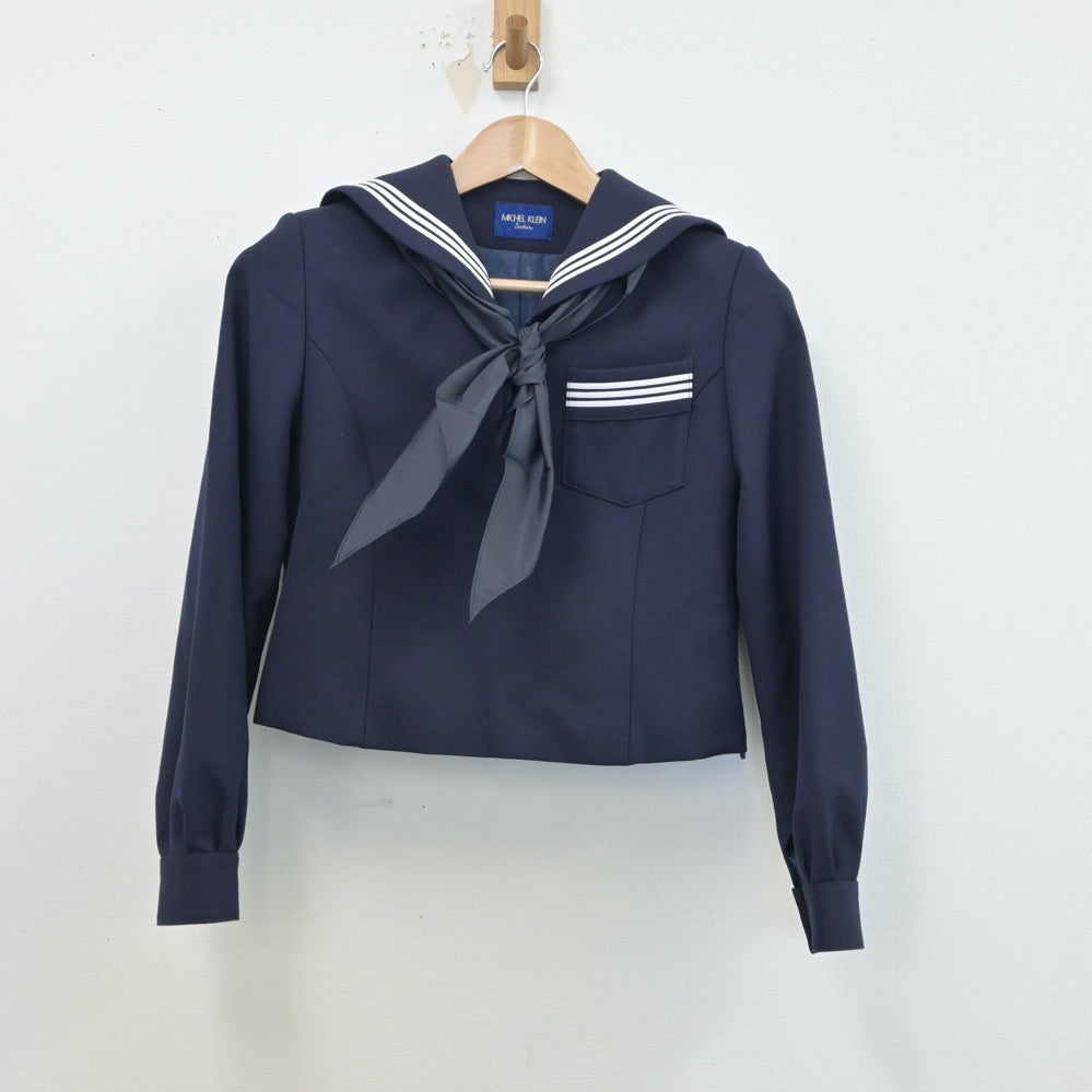 【中古】北海道 札幌北高等学校 女子制服 2点（セーラー服）sf015709