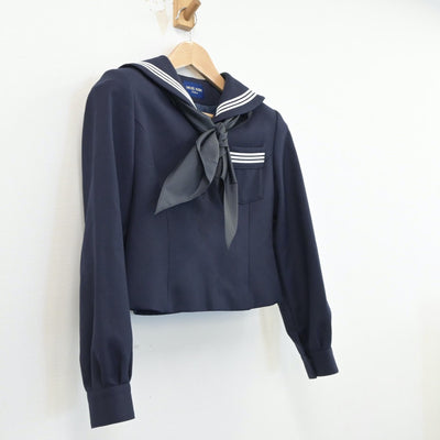 【中古】北海道 札幌北高等学校 女子制服 2点（セーラー服）sf015709