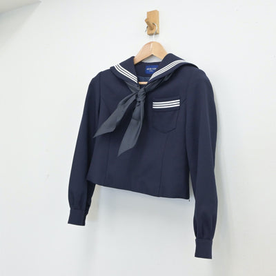 【中古】北海道 札幌北高等学校 女子制服 2点（セーラー服）sf015709