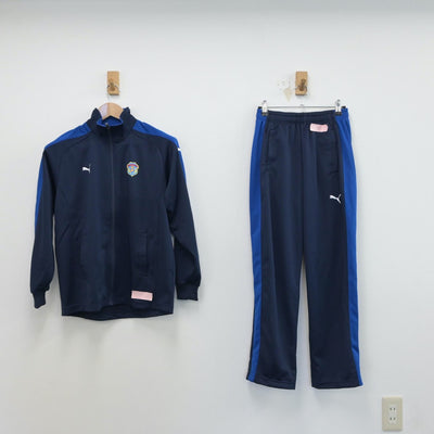 【中古】鹿児島県 鳳凰高等学校 女子制服 2点（ジャージ 上・ジャージ 下）sf015710