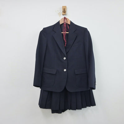 【中古】神奈川県 東野中学校 女子制服 5点（ブレザー・ベスト・スカート）sf015716