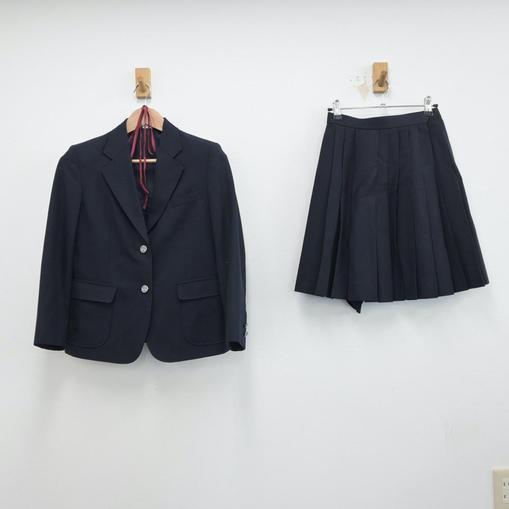 【中古】神奈川県 東野中学校 女子制服 5点（ブレザー・ベスト・スカート）sf015716