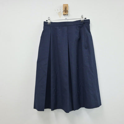 【中古】兵庫県 江井島中学校 女子制服 3点（シャツ・ニット・スカート）sf015721