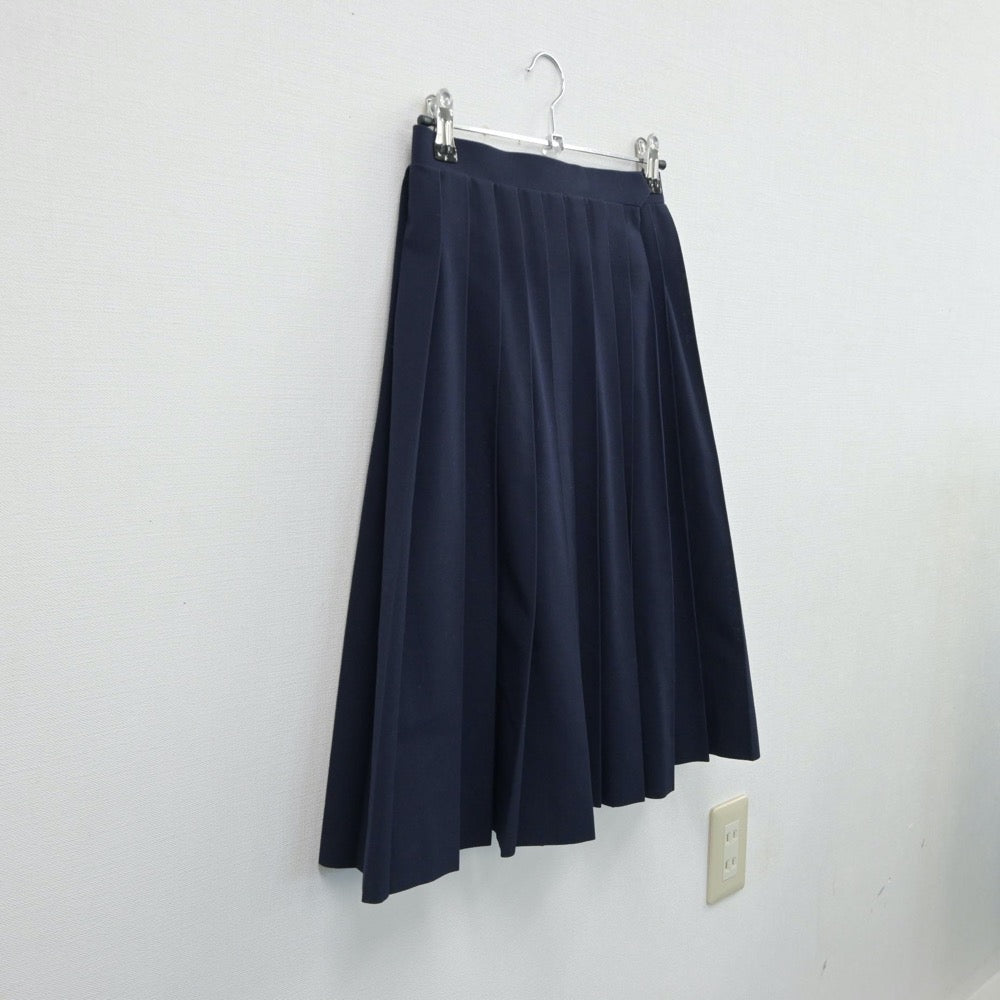 【中古】埼玉県 早稲田中学校 女子制服 2点（スカート・スカート）sf015729