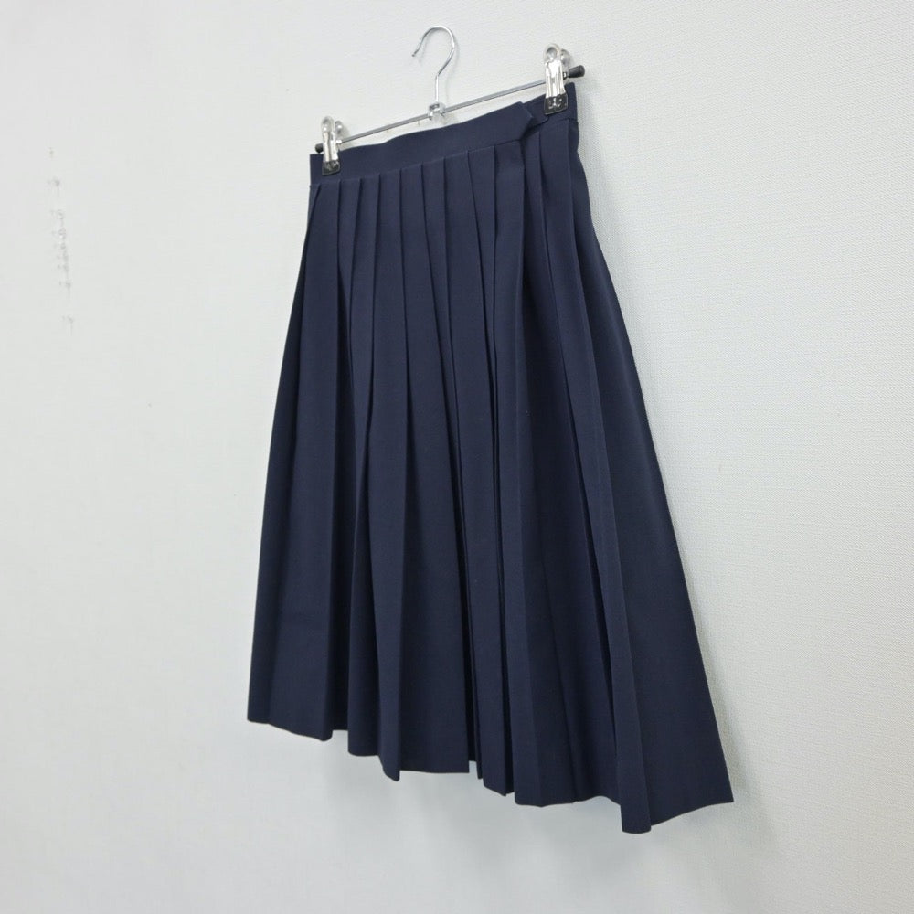 【中古】埼玉県 早稲田中学校 女子制服 2点（スカート・スカート）sf015729