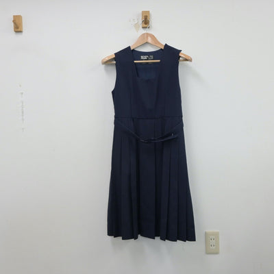 【中古】埼玉県 早稲田中学校 女子制服 3点（セーラー服・ジャンパースカート）sf015730