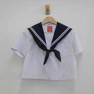 【中古】愛知県 城東中学校 女子制服 3点（セーラー服・スカート）sf015741