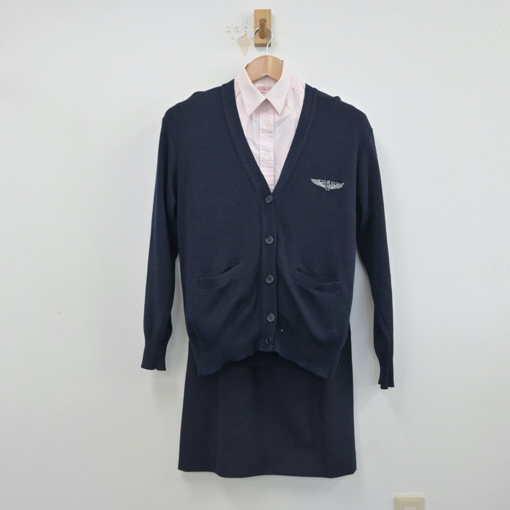 【中古】専門学校制服 日本航空専門学校 5点 sf015754