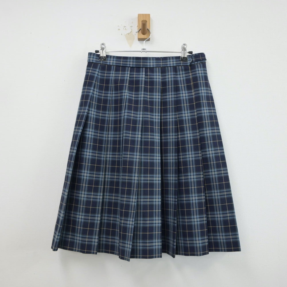 【中古】兵庫県 須磨学園高等学校 女子制服 3点（シャツ・ニット・スカート）sf015758