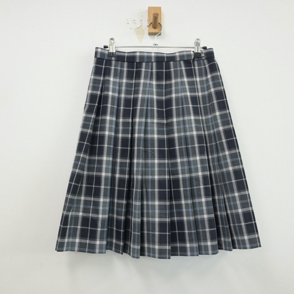 【中古】大阪府 大阪府立堺西高等学校 女子制服 3点（シャツ・ニットベスト・スカート）sf015762