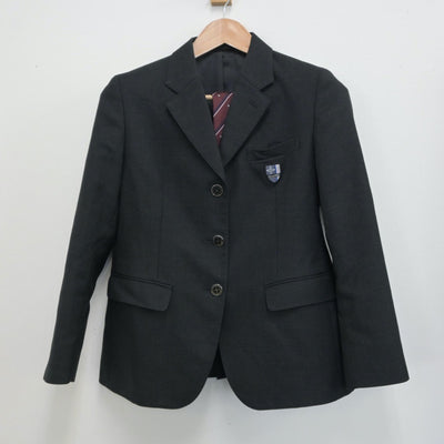 【中古】北海道 札幌市立札苗北中学校 女子制服 3点（ブレザー・ズボン）sf015767