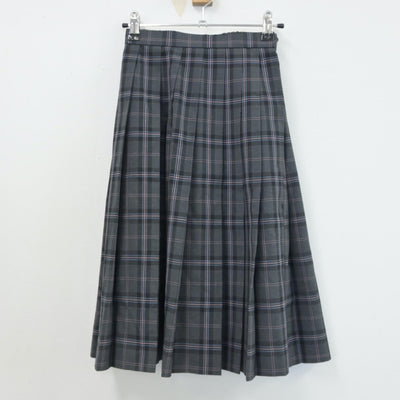 【中古】北海道 札幌市立札苗北中学校 女子制服 2点（ベスト・スカート）sf015768