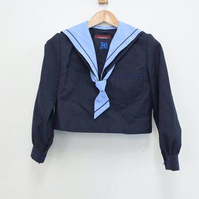 【中古】大阪府 大阪府和泉市立南池田中学校 女子制服 2点（セーラー服・スカート）sf015769