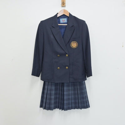 【中古】和歌山県 私立初芝橋本高等学校 女子制服 2点（ブレザー・スカート）sf015770