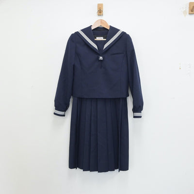 【中古】東京都 板橋区立板橋第二中学校 女子制服 2点（セーラー服・ジャンパースカート）sf015778