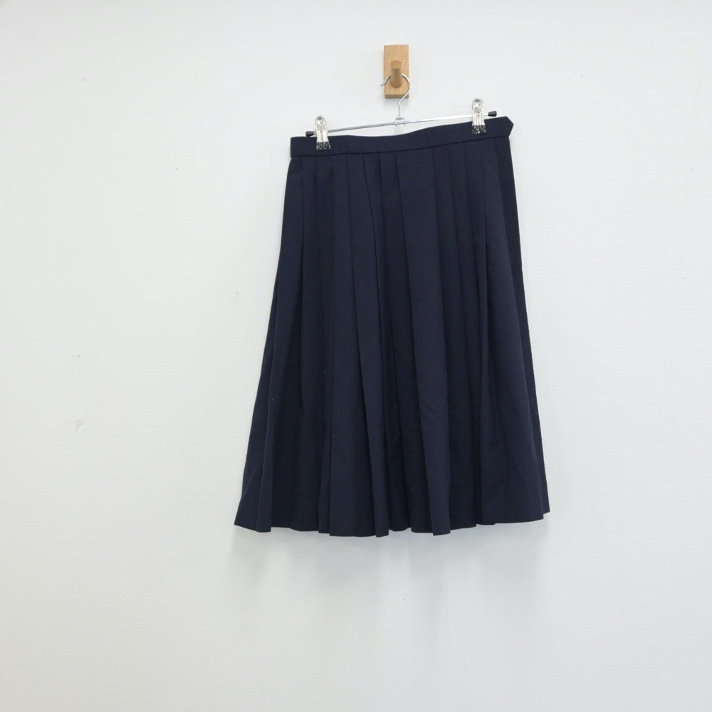 【中古】静岡県 静岡市立清水飯田中学校 女子制服 4点（シャツ・スカート）sf015780