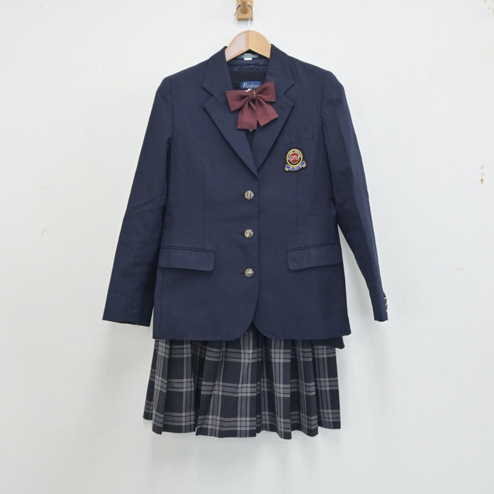 O145/ (中古) 兵庫県 明石南高校 女子制服4点 /84-55/L/W72