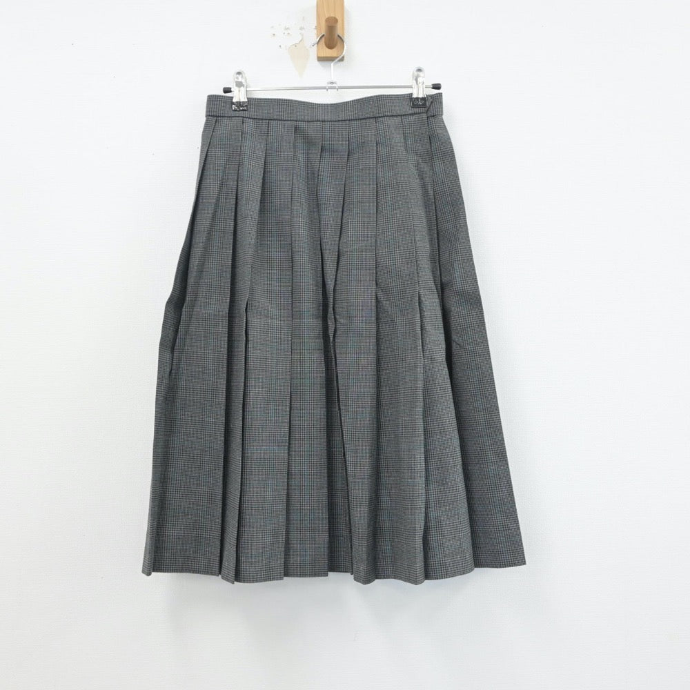 【中古】東京都 北区立飛鳥中学校 女子制服 2点（ニット・スカート）sf015786