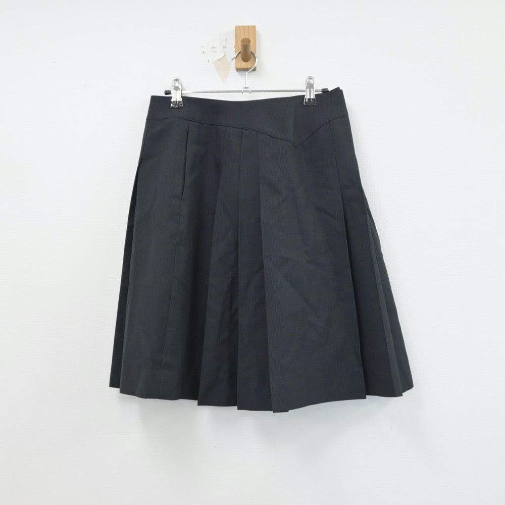 【中古】広島県 広島県立安西高等学校 女子制服 2点（セーラー服・スカート）sf015791