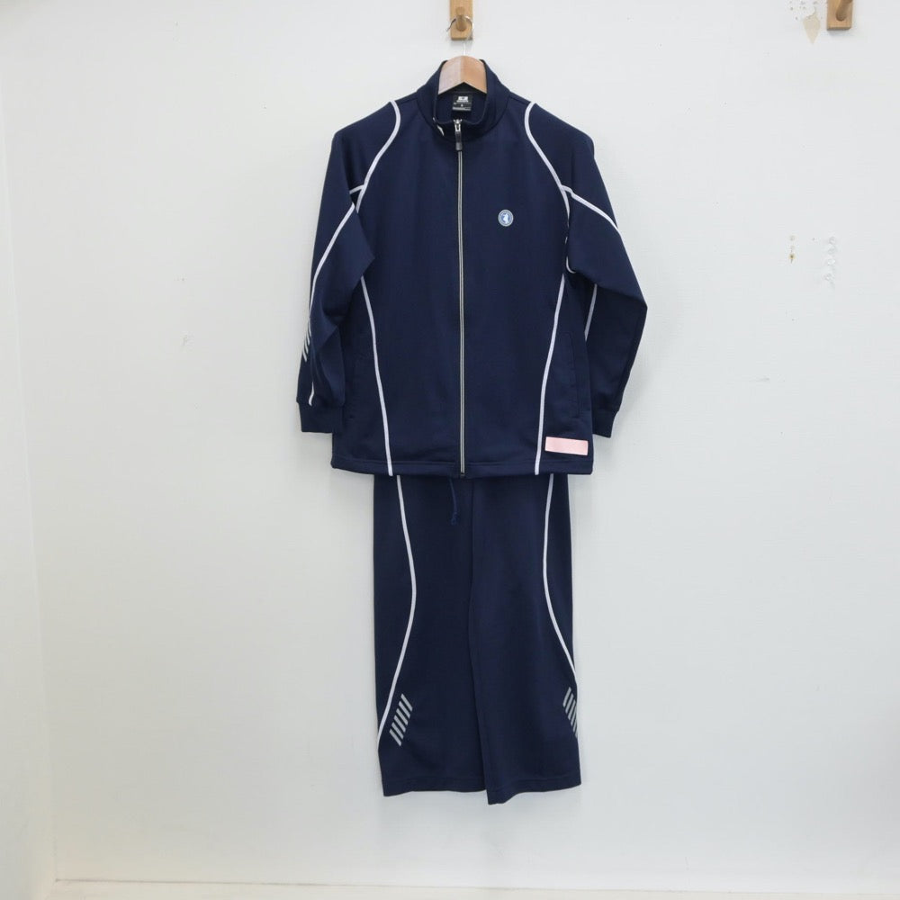 【中古】兵庫県 クラーク記念国際高等学校 女子制服 3点（ジャージ 上・体操服 上・ジャージ 下）sf015793