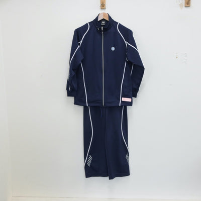 【中古】兵庫県 クラーク記念国際高等学校 女子制服 3点（ジャージ 上・体操服 上・ジャージ 下）sf015793