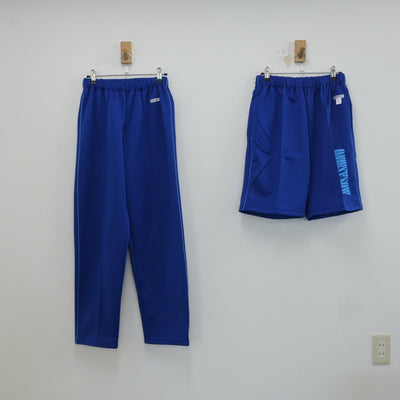 【中古】埼玉県 越谷市立武蔵野中学校 女子制服 3点（ジャージ 上・ジャージ 下・体操服 下）sf015799