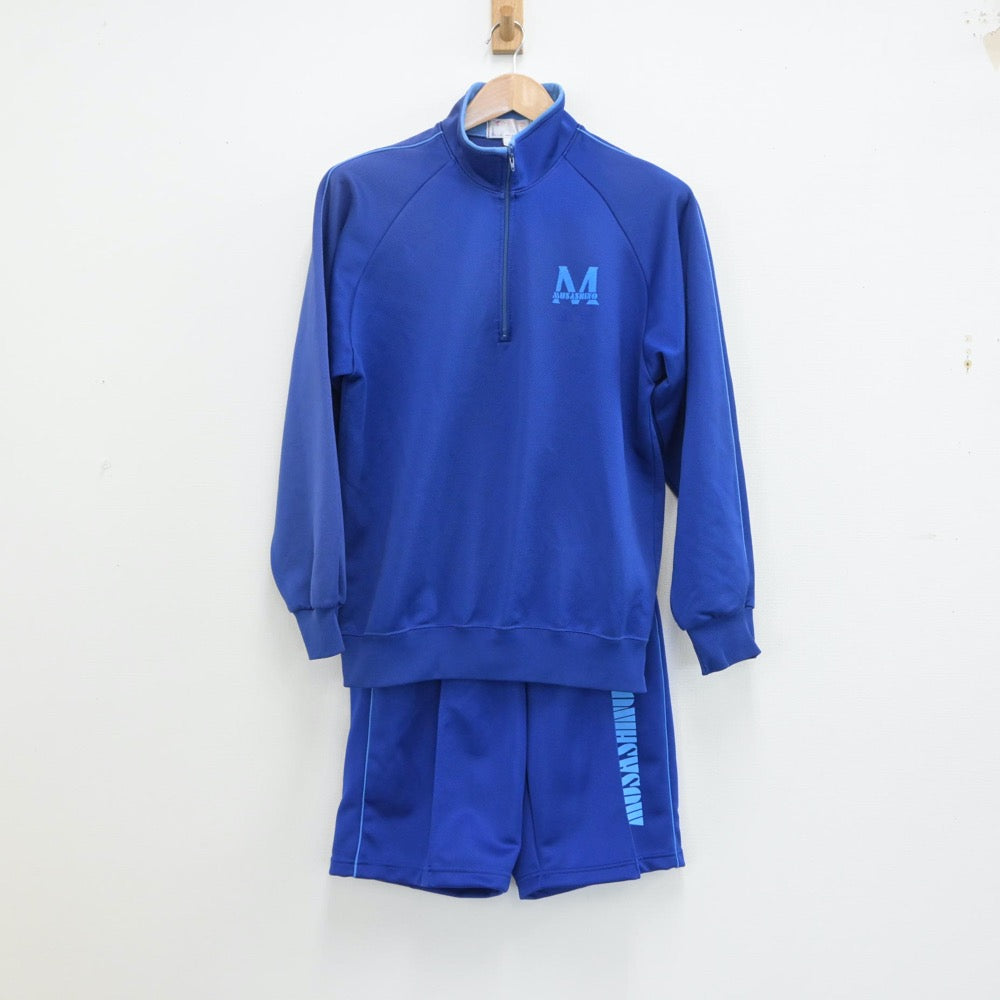 【中古】埼玉県 越谷市立武蔵野中学校 女子制服 2点（ジャージ 上・体操服 下）sf015800