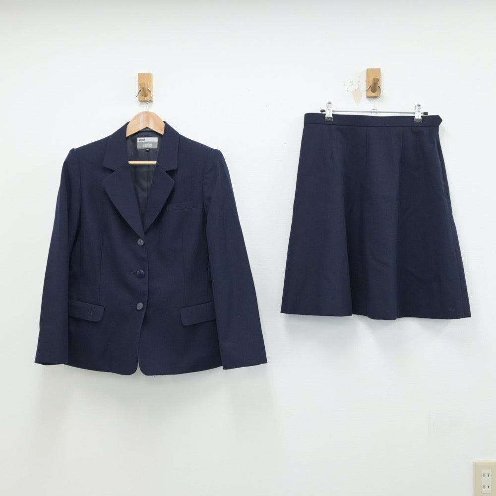 【中古】埼玉県 埼玉県立蕨高等学校 女子制服 5点（ブレザー・ニット・スカート）sf015812