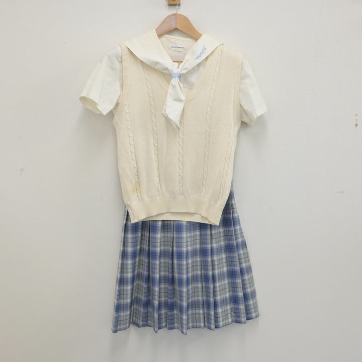 【中古制服】愛知県 名城大学附属名城高等学校 女子制服 4点（ニットベスト・セーラー服・スカート）sf015816【リサイクル学生服】 | 中古制服 通販パレイド