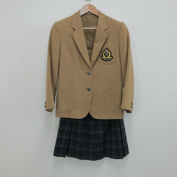 【中古】三重県 松阪商業高等学校 女子制服 2点（ブレザー・スカート）sf015821