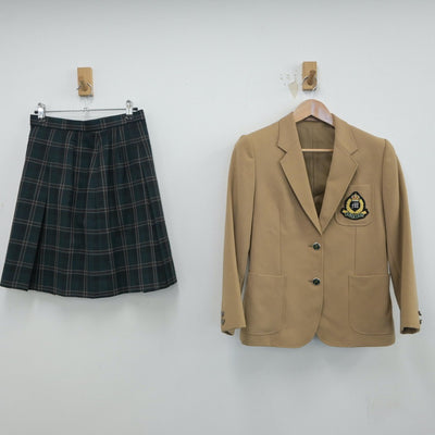 【中古】三重県 松阪商業高等学校 女子制服 2点（ブレザー・スカート）sf015821