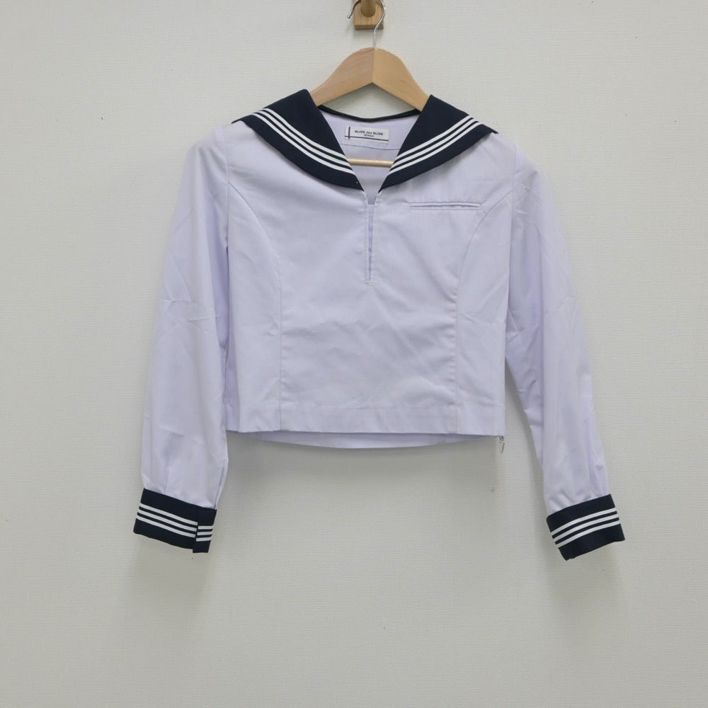 【中古】栃木県 栃木女子高等学校 女子制服 2点（セーラー服）sf015841