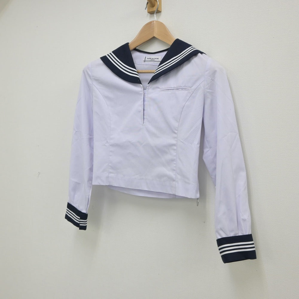 【中古】栃木県 栃木女子高等学校 女子制服 2点（セーラー服）sf015841