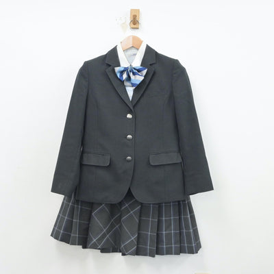 【中古】愛知県 県立城北つばさ高等学校 女子制服 4点（ブレザー・シャツ・スカート）sf015845