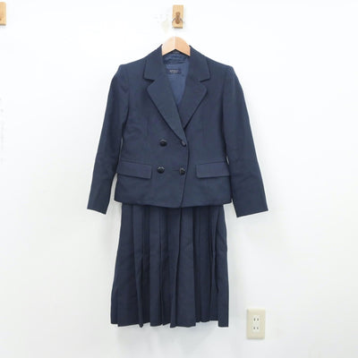 【中古】熊本県 熊本工業高等学校 女子制服 4点（ブレザー・ジャンパースカート・スカート）sf015853