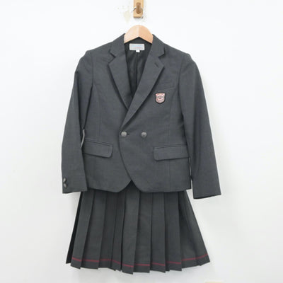 【中古】東京都 桜美林高等学校 女子制服 3点（ブレザー・ニット・スカート）sf015856