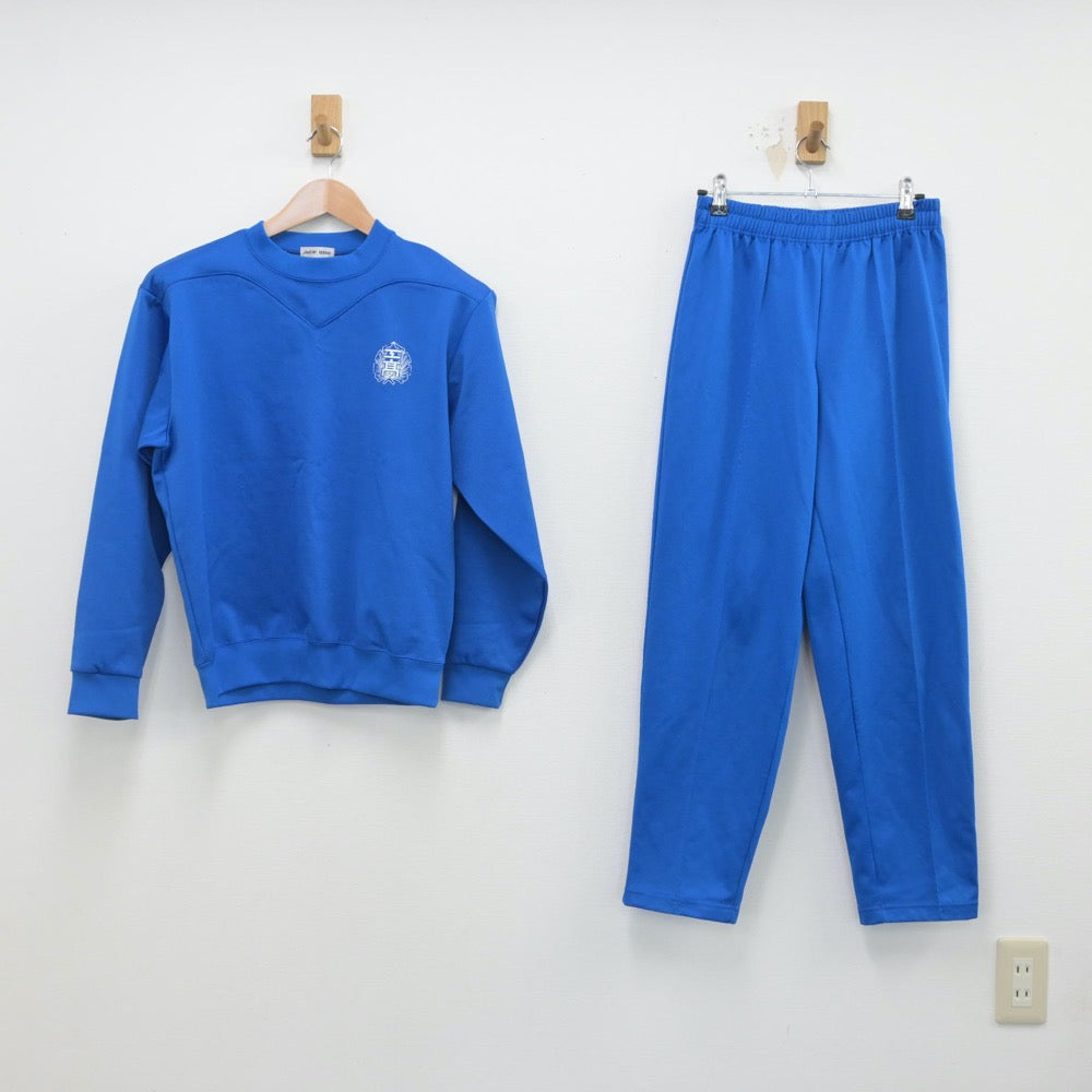 【中古】熊本県 熊本工業高等学校 女子制服 2点（ジャージ 上・ジャージ 下）sf015859