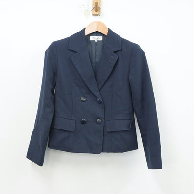 【中古】熊本県 熊本工業高等学校 女子制服 1点（ブレザー）sf015862