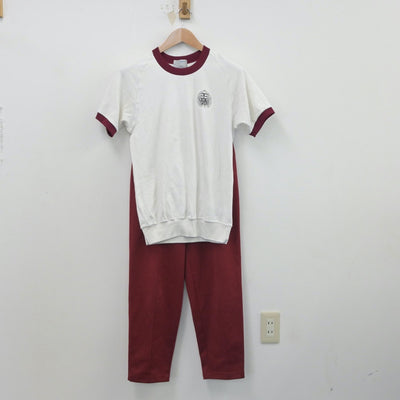 【中古】熊本県 熊本工業高等学校 女子制服 3点（ジャージ 上・体操服 上・ジャージ 下）sf015863