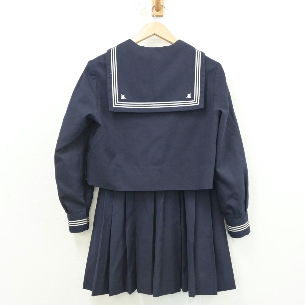 【中古】東京都 成蹊高等学校 女子制服 4点（セーラー服・スカート）sf015864