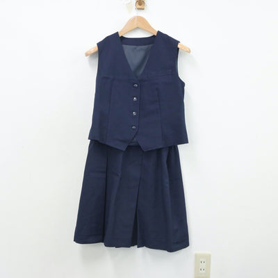 【中古】東京都 東京都日野市立平山中学校 女子制服 4点（ブレザー・ベスト・スカート）sf015866