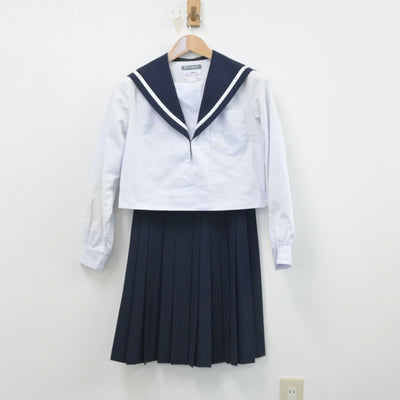 【中古】愛知県 愛知県立刈谷北高等学校 女子制服 3点（セーラー服・スカート）sf015867