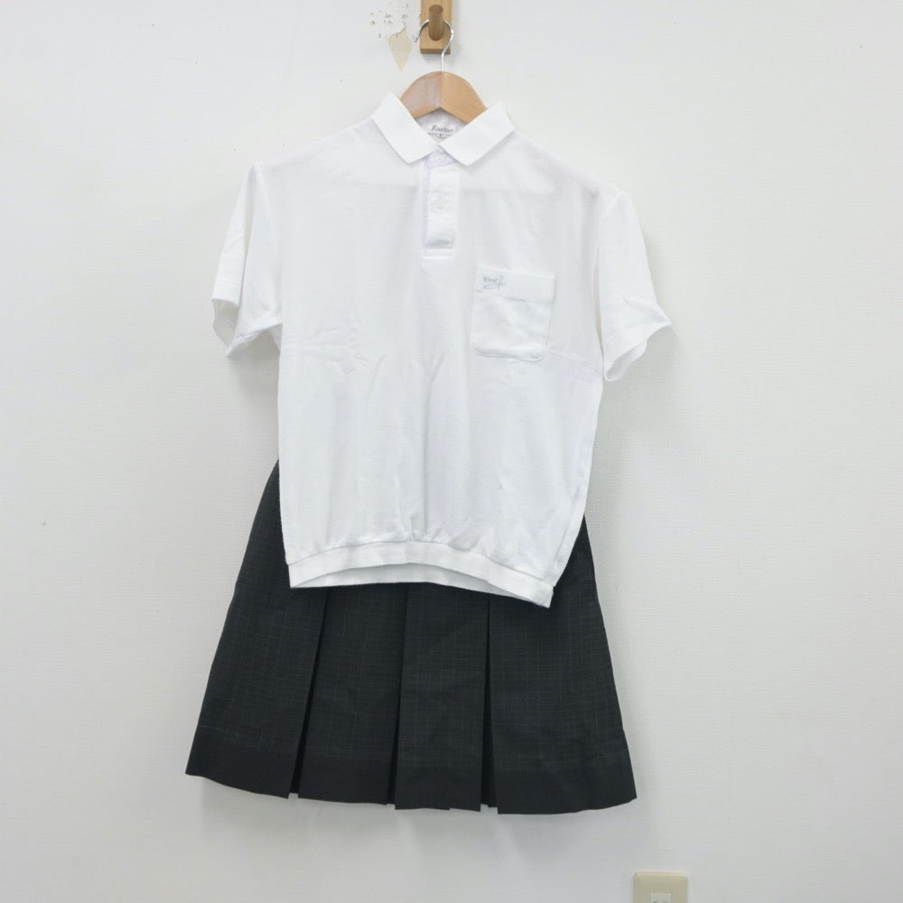 【中古】兵庫県 兵庫県立伊丹西高等学校 女子制服 3点（シャツ・スカート）sf015870