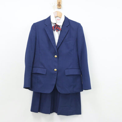 【中古】埼玉県 和光国際高等学校 女子制服 4点（ブレザー・シャツ・スカート）sf015874