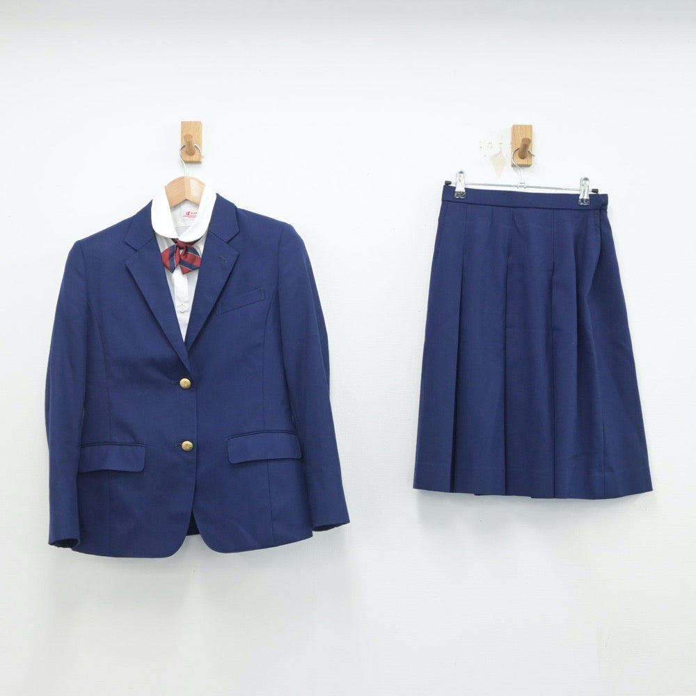 【中古】埼玉県 和光国際高等学校 女子制服 4点（ブレザー・シャツ・スカート）sf015874