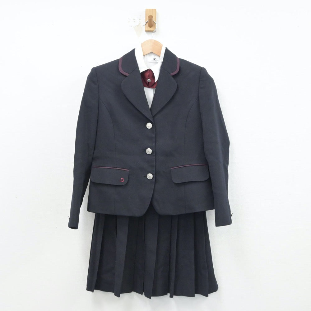 【中古】兵庫県 梅花高等学校 女子制服 4点（ブレザー・シャツ・スカート）sf015884