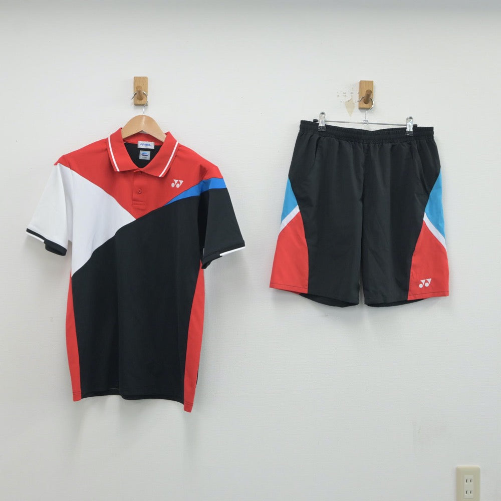 【中古】岐阜県 稲羽中学校/ソフトテニス部ユニフォーム 男子制服 2点（部活ユニフォーム 上下）sf015904