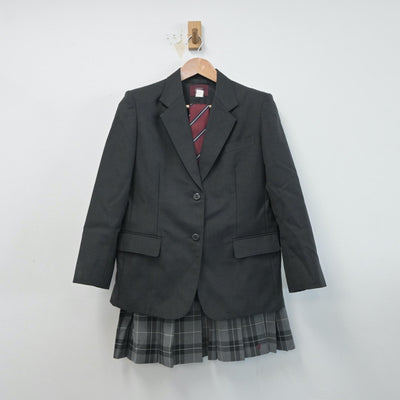 【中古】京都府 京都府立桃山高等学校 女子制服 3点（ブレザー・スカート）sf015925