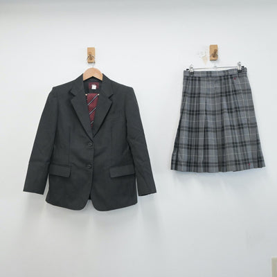 【中古】京都府 京都府立桃山高等学校 女子制服 3点（ブレザー・スカート）sf015925